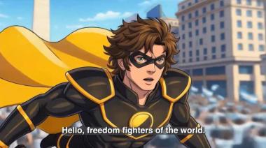 Milei lanzó sus redes oficiales en inglés con un llamativo video