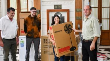 El Municipio entregó equipamiento y mobiliario a las residencias estudiantiles