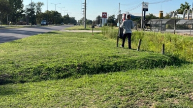 El Municipio limpio el acceso y pidió colaboración a la sociedad