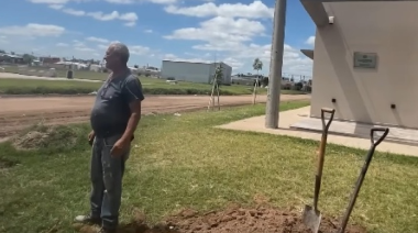 Avanzan las obras en el Barrio Mugica: construyen una boca de tormenta