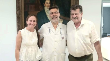 El intendente Barenghi se reunió con el doctor Carlos Damín
