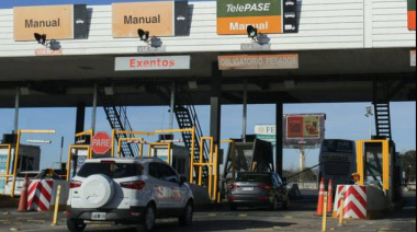 Aumentan los peajes de las autopistas y las rutas nacionales
