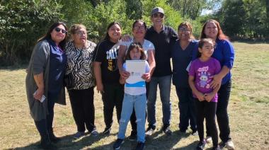 Cinco familias de Cadret recibieron sus lotes del programa "Esfuerzo Propio"