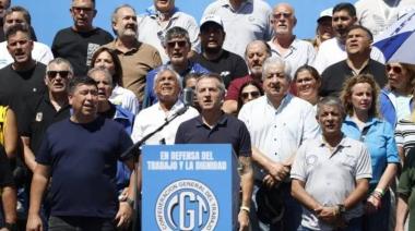 La CGT se movilizará al Congreso, pero descartó convocar a un paro
