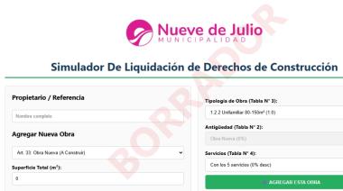 El Municipio incorporó un simulador para calcular derechos de construcción