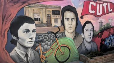 El Municipio restauró un mural que recuerda a estudiantes desaparecidos