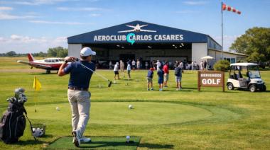 Casares suma una nueva disciplina deportiva: llega el golf al Aeroclub
