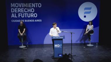 Kicillof lanzó el MDF en CABA y llamó a construir una alternativa política