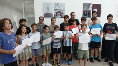 Se entregaron certificados de robótica e impresión 3D