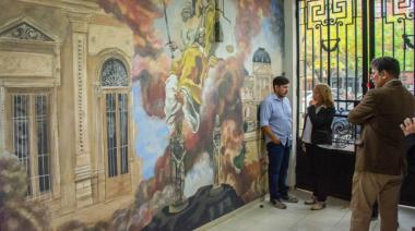 Inauguraron el mural “Alegoría a la Justicia” en el Colegio de Abogados