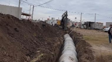 Comenzaron las obras de entubamiento y drenaje en el Barrio Deportivo