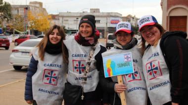 Cáritas realizará hoy su tradicional colecta domiciliaria de alimentos