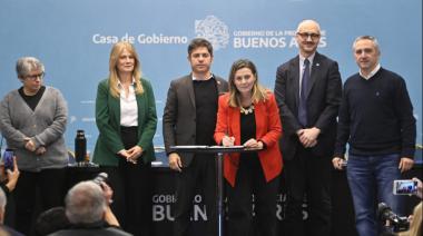 Gentile firmó la adhesión de Nueve de Julio al programa MUNA de UNICEF