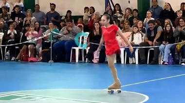 Un encuentro de patín artístico reunió a 400 personas en Deportivo Casares