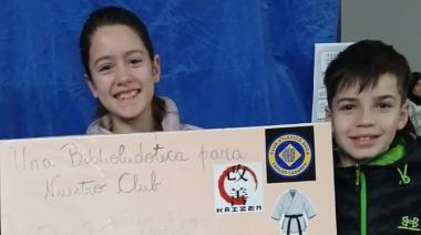 Jóvenes de Boca Carlos Casares impulsan una biblio-ludoteca para el merendero
