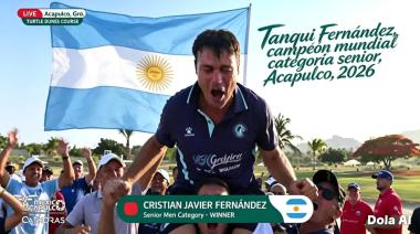 “Tanqui” Fernández se coronó campeón mundial senior de Footgolf en México
