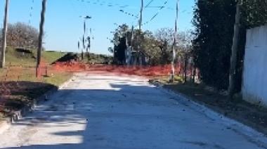 Avanza una nueva obra de pavimentación en el barrio Belgrano