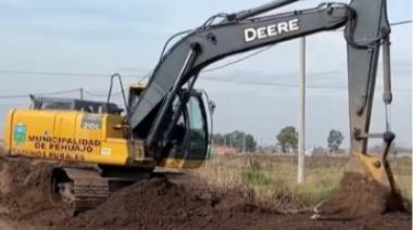 Obras preventivas: Zurro supervisó el funcionamiento del cuenco Pellegrini