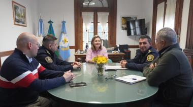 Gentile analizó medidas para reforzar la seguridad en el distrito