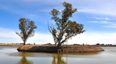 Avanza la conformación del lago del Parque San Martín en Casares