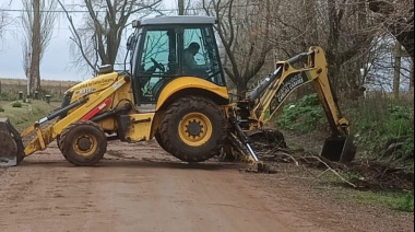 Mantenimiento de desagües pluviales en Cadret
