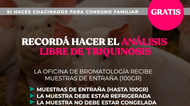 Análisis gratuito de triquinosis