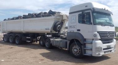 El Municipio retira neumáticos para su reutilización y reciclaje