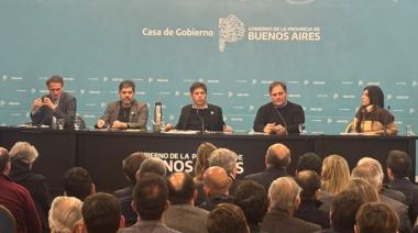 Kicillof presentó el plan por el "Súper Niño" y reclamó fondos a Nación