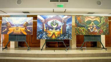 Inauguraron la muestra “Del grafito al óleo” del artista Marcelo Gómez