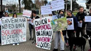 Nueva marcha en Bolívar contra los envenenamientos de perros