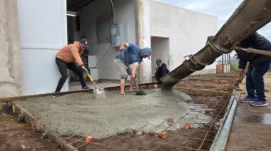 Avanza la construcción del nuevo edificio del Centro de Formación Integral N° 1