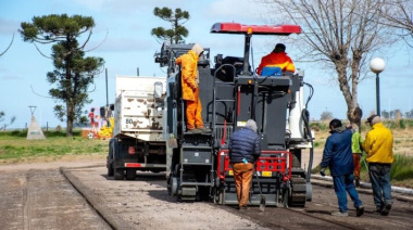 Se inició el fresado de la calle Soldado del Desierto en Garré