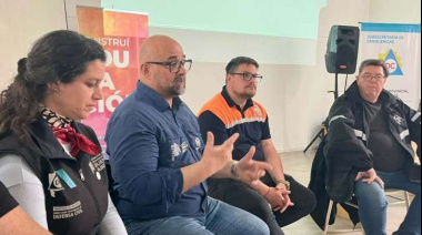 Defensa Civil provincial brindó un taller para fortalecer la respuesta ante emergencias