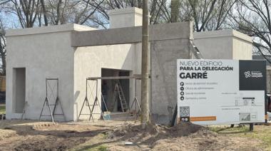 Continúa a buen ritmo la construcción de la nueva delegación de Garré