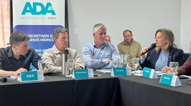 Gentile llevó la agenda hídrica local al Comité de Cuenca del Río Salado