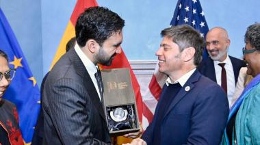 Kicillof se reunió con Mamdani y negó un "milagro económico" en Argentina