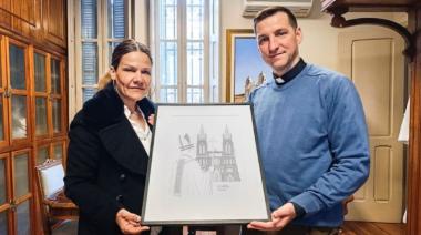 Quién es la artista pehuajense elegida para realizar un regalo oficial al Papa