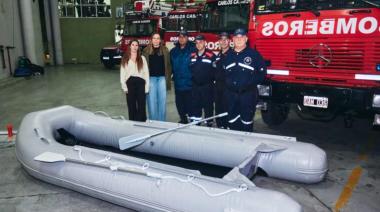 Entregan nuevo equipamiento a los bomberos voluntarios de Casares