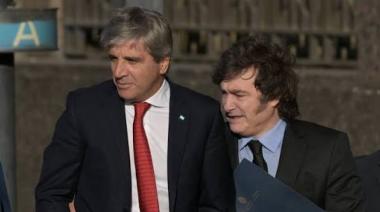 Milei respaldó a Luis Caputo y se mostró confiado en su reelección