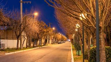 Beruti será la primera localidad del distrito con iluminación 100% LED