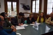 Firman convenio para ejecutar mejoras en el acceso a Carlos María Naón