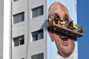 Inauguran el mural más grande del mundo en homenaje al papa Francisco