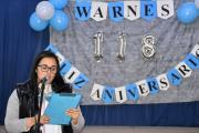 Warnes celebró sus 118 años de vida con un emotivo acto