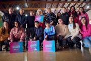 Stadnik entregó netbooks en Moctezuma, Smith y La Dorita