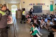 Continúa el ciclo de charlas sobre educación vial en las escuelas del distrito