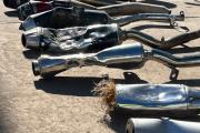 Secuestran motos y destruyen caños de escapes adulterados