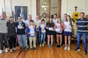 El Municipio reconoció a deportistas locales por su actuación en 2025