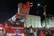 Bomberos nuevejulienses preparan un nuevo Mega Desfile de Navidad