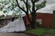 Fuertes vientos causaron importantes daños en Carlos Casares