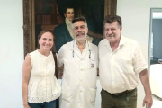 El intendente Barenghi se reunió con el doctor Carlos Damín